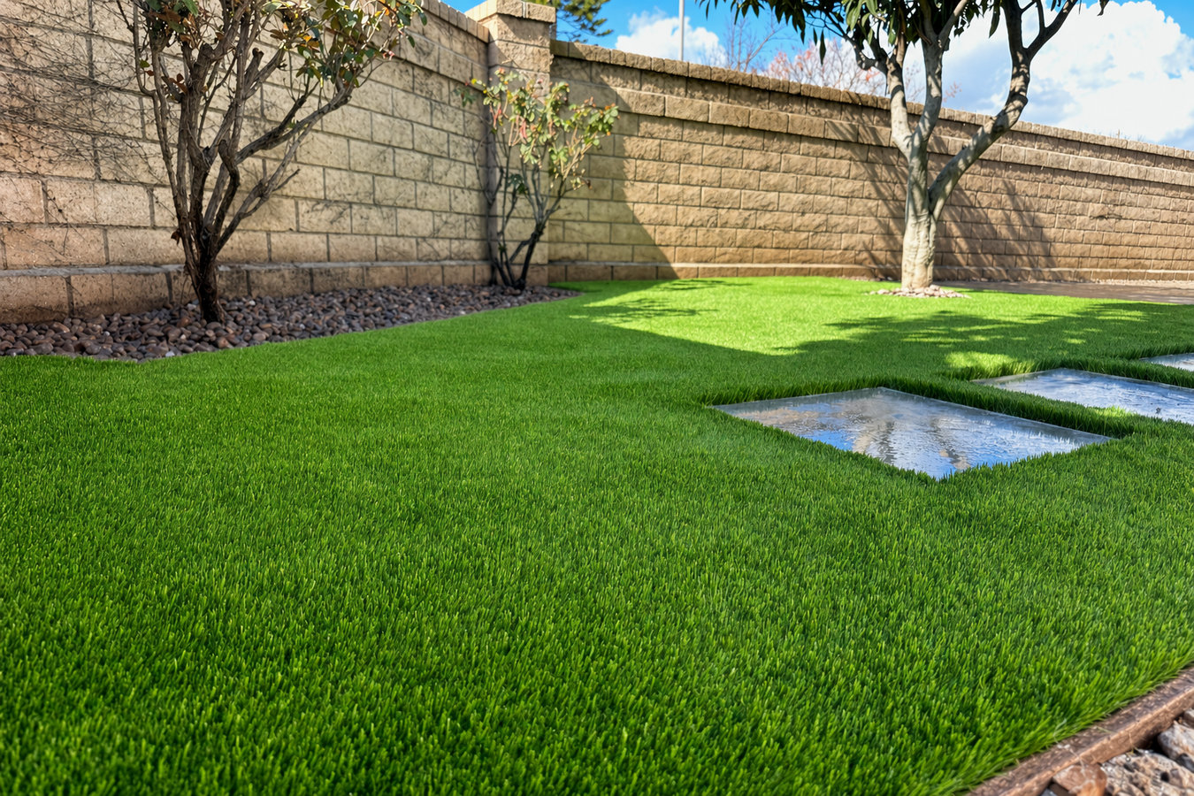 Artificial turf installation in San Rafael, CA